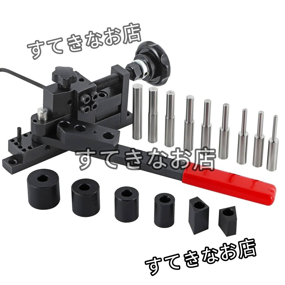 ベンダー パイプ曲げ機 曲げ機 金属曲げ工具 多機能 ミニチュア 10mmワイヤー、30*3mm鉄片に対応 (五代目plus)拍卖