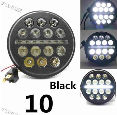 5-3/4 5.75 DAYMAKER LEDヘッドライトDRLハーレーダビッドソンオートバイヘッドランププロジェクタードライ拍卖