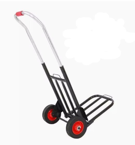 実用便利 手押し台車 折りたたみ台車 2輪 ショッピングカートハンドキャリー耐荷重75kg 軽量折りたたみ式 荷物運搬拍卖