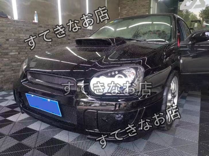 スバル インプレッサ WRX STI 8代 用 カスタム カーボン製 エンブレムレス フロントグリル エアインテークグリル拍卖