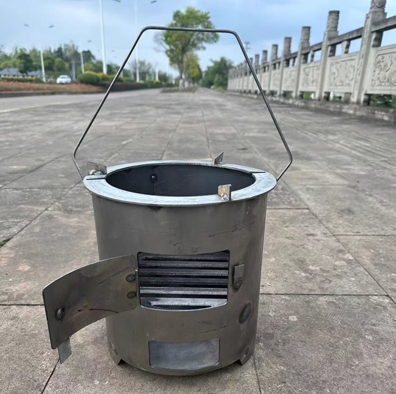 多機能家庭用炭火炉・囲炉裏・野外料理・バーベキュー・炒め物・暖房用ストーブ拍卖