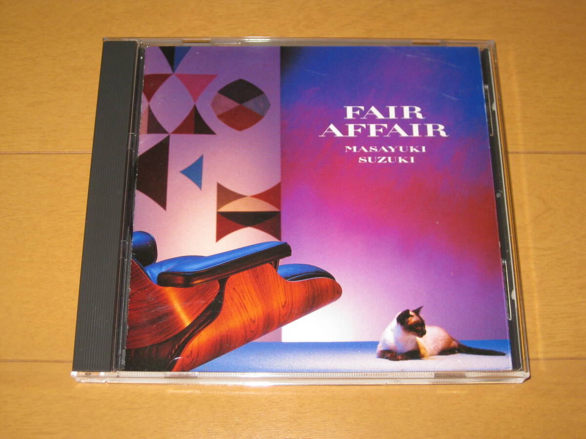 フェア・アフェアー 鈴木雅之 FAIR AFFAIR ESCB-1314 安部恭弘 大村雅朗 来生たかお ♪もう涙はいらない♪さよならいとしのBaby Blues拍卖