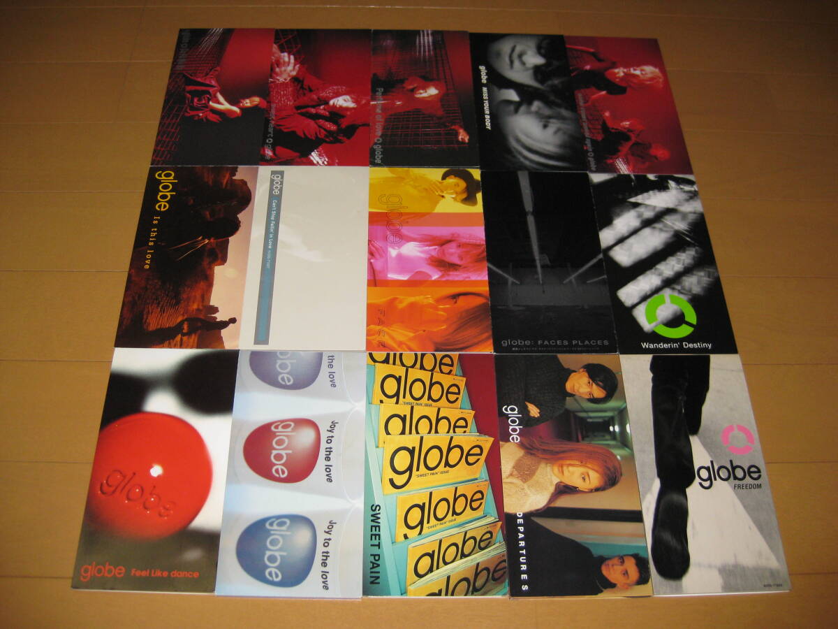 8cmシングルCD15枚セット globe ♪Feel Like dance♪Joy to the love♪SWEET PAIN♪DEPARTURES♪FREEDOM♪Is this love♪FACE♪Sa Yo Na Ra拍卖