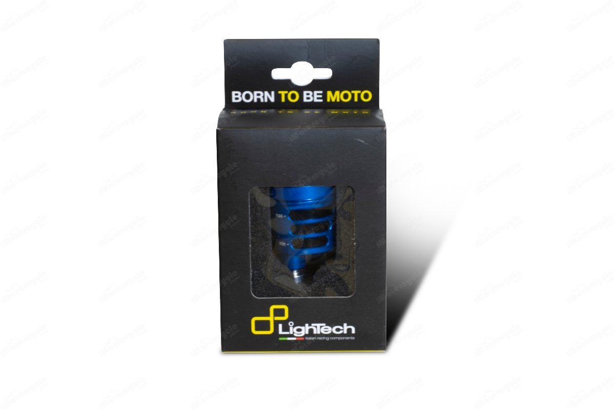 【国内在庫】LighTech ライテック アルミニウム オイルリザーバータンク 16ml 青 ブルー 汎用タイプ ★拍卖