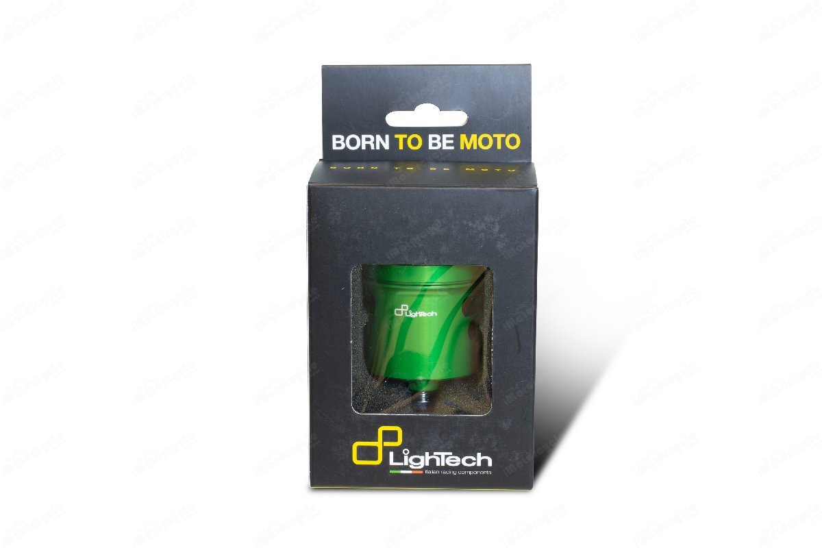 【国内在庫】LighTech ライテック アルミニウム オイルリザーバータンク 30ml 緑 グリーン 汎用タイプ ★拍卖