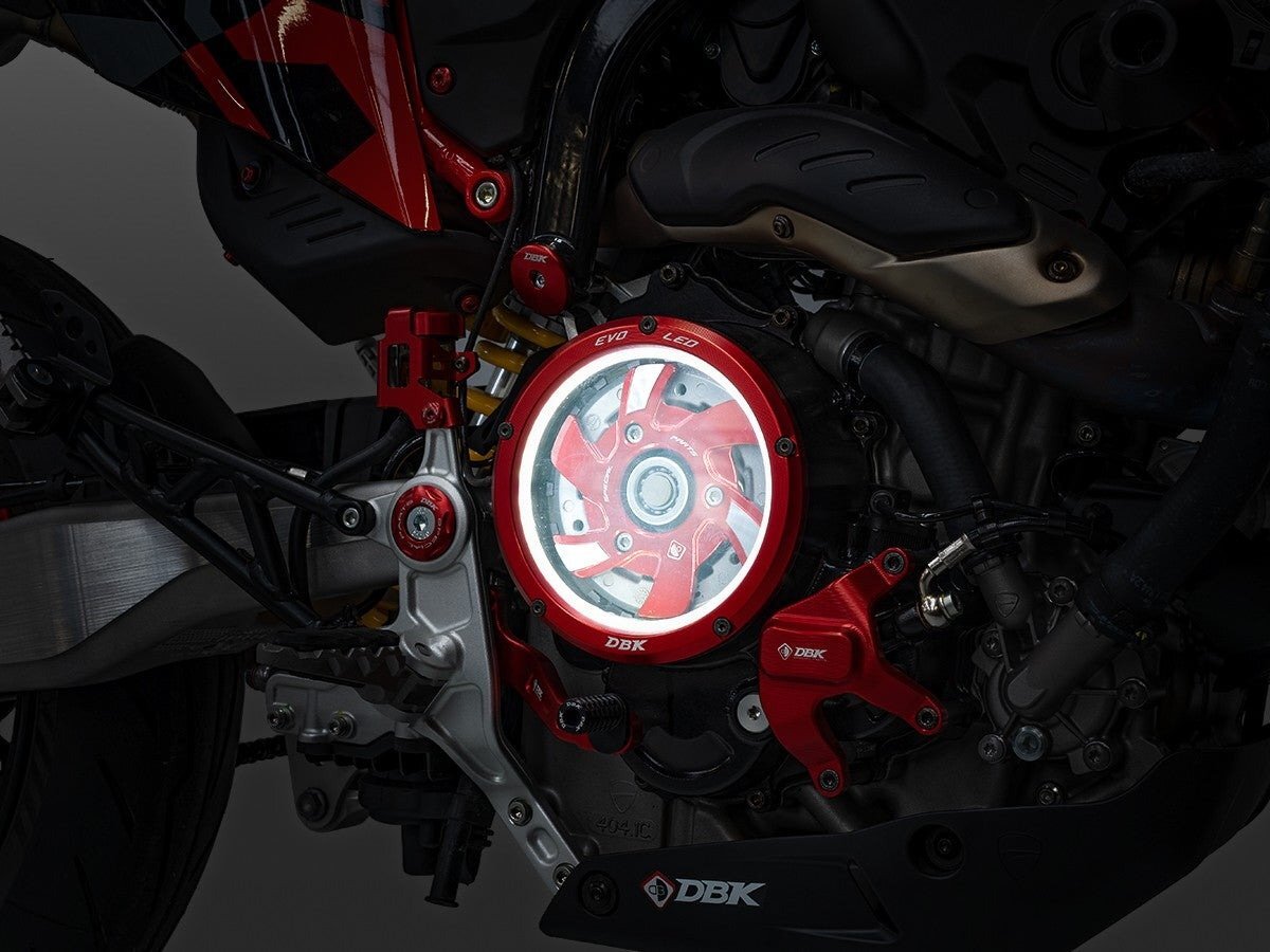 【国内在庫】DUCABIKE ドゥカバイク EVO LED クリアクラッチカバー DUCATI HYPERMOTARD 698 MONO / RVE '24-25 ハイパーモタード ★拍卖