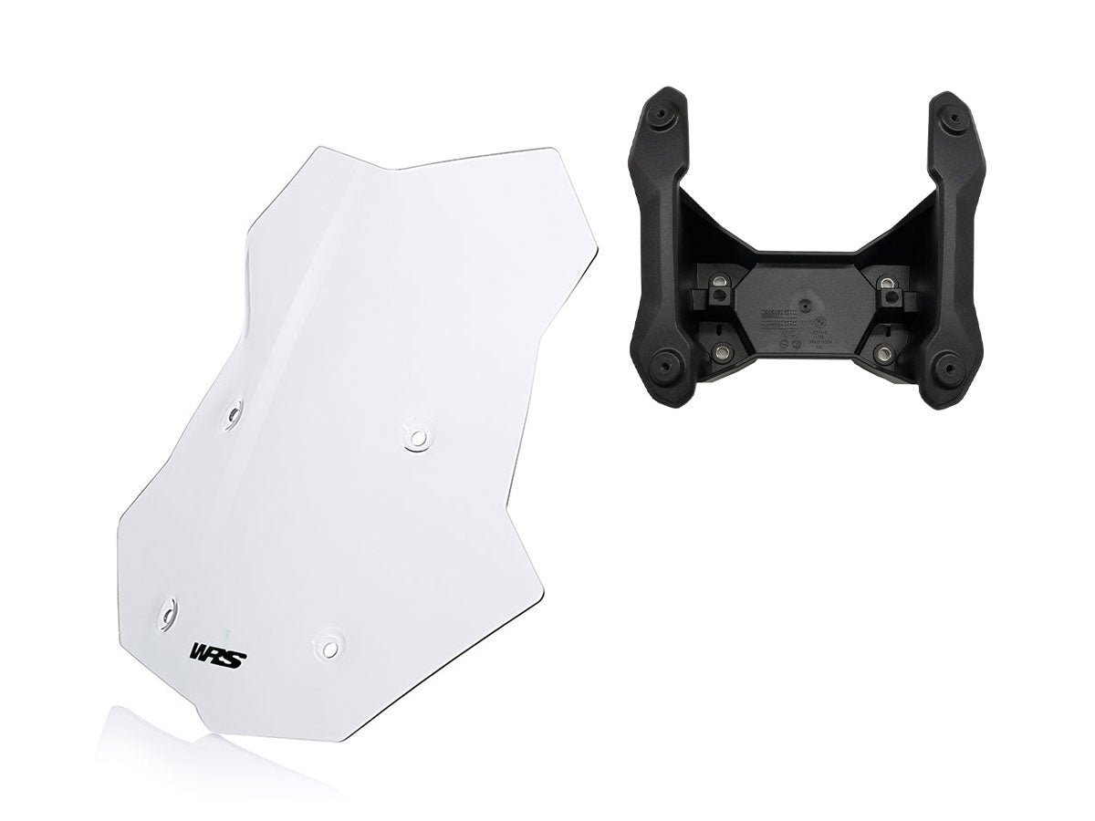 【国内在庫】WRS BMW F800GS 2024-2025 / F750GS 2018-2023 & 専用サポートフレーム カポノルドタイプ クリア ウインドスクリーン拍卖