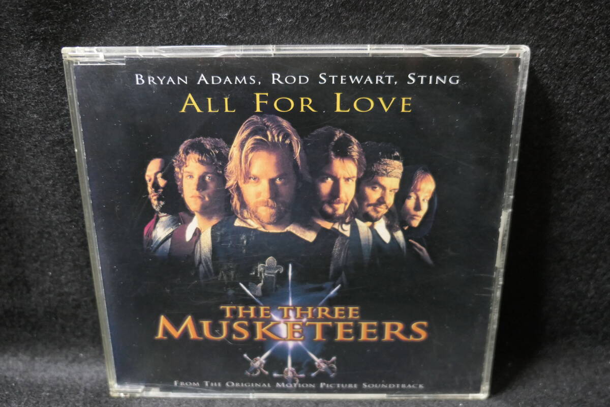 【中古CD】 日本盤 シングル / ALL FOR LOVE 三銃士 / BRYAN ADAMS / ROD STEWART/ STING / ブライアン・アダムス / POCM-1063 拍卖