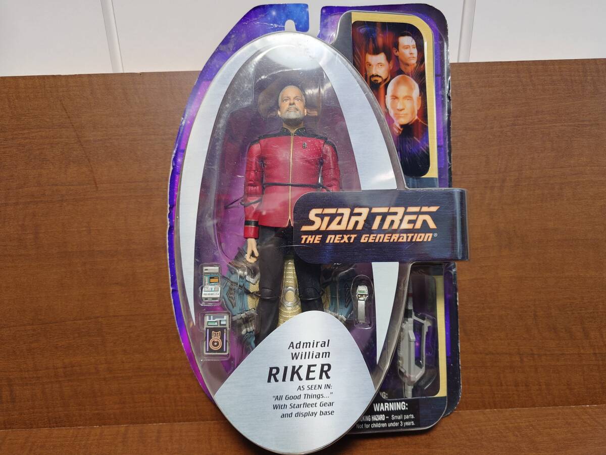 スタートレック TNG フィギュア ライカー(永遠への旅より)7インチフィギュア アートアサイラム拍卖