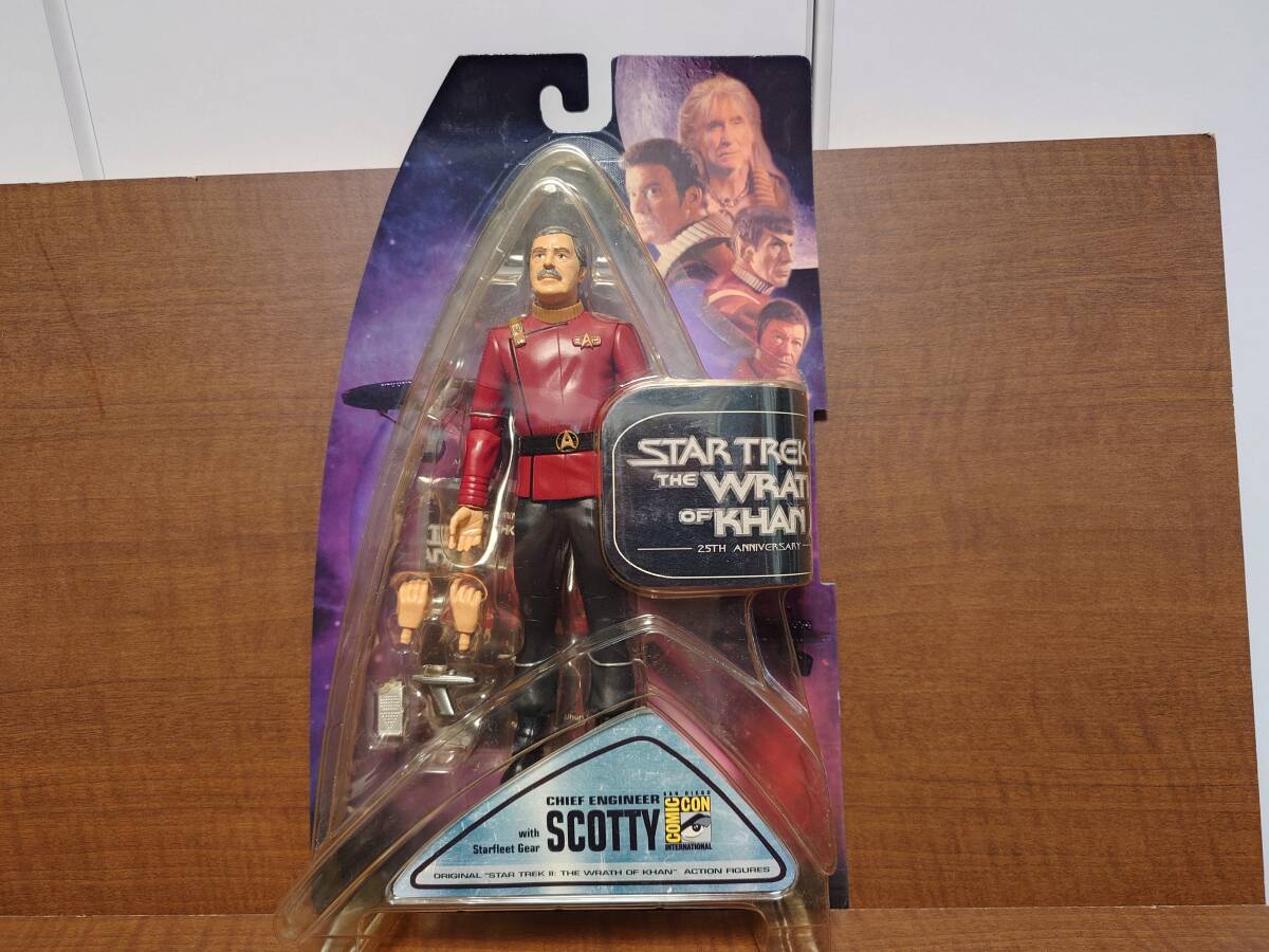 スタートレック フィギュア スコッティ (カーンの逆襲より) 7インチフィギュア (アートアサイラム)拍卖
