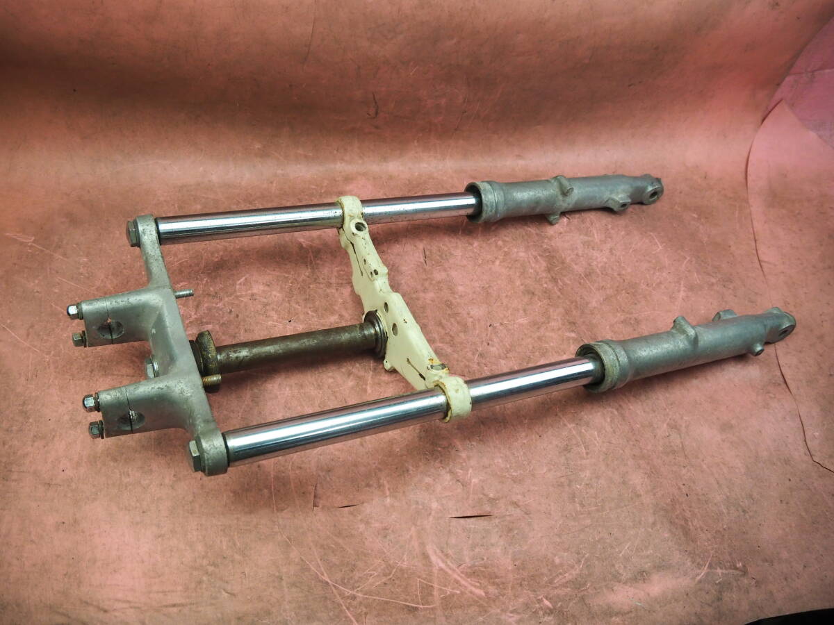 (1台分解) セット !! バンバン90 純正 フロント 足回り フォーク ショック ステム トップブリッジ RV90 160XAAd2拍卖