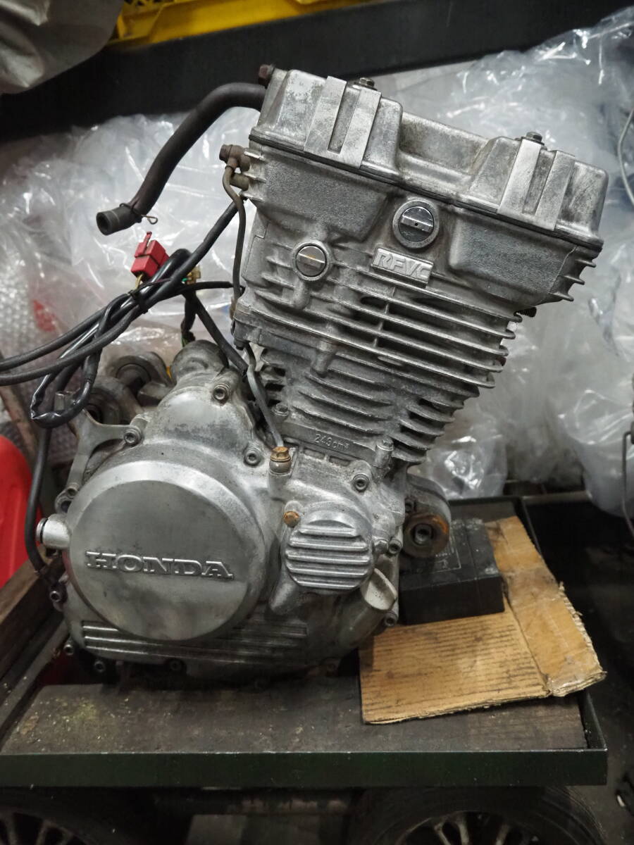 (1台分解) 動画付 !! 実動(異音/煙吐きなし) GB250 初期  エンジン カバー ケース MC10 (クラブマン)  260~XAAB21拍卖