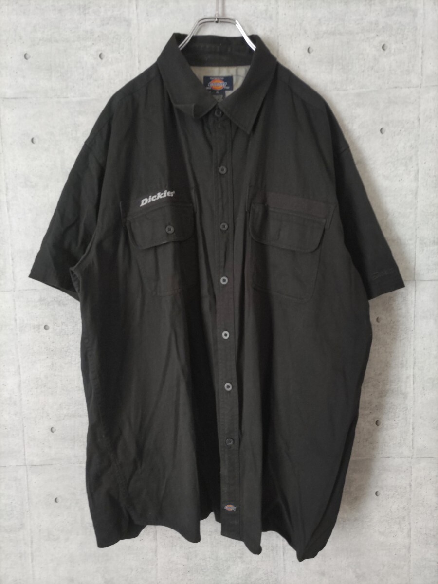 Dickies Tシャツ ブラック XL トップス 古着 半袖 ディッキーズ拍卖