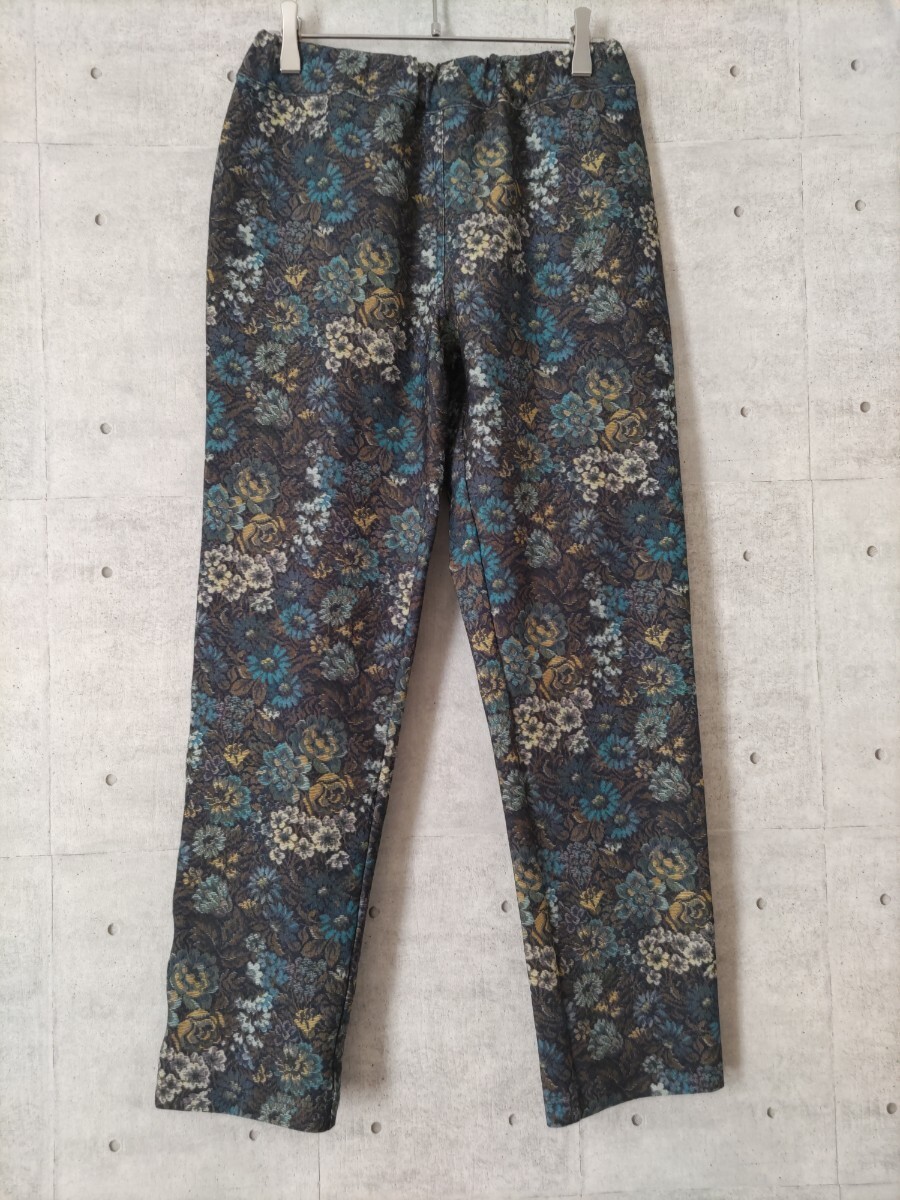 【未使用】GIANNI LO GIUDICE パンツ 花柄 40 おしゃれデザイン 総柄 古着拍卖
