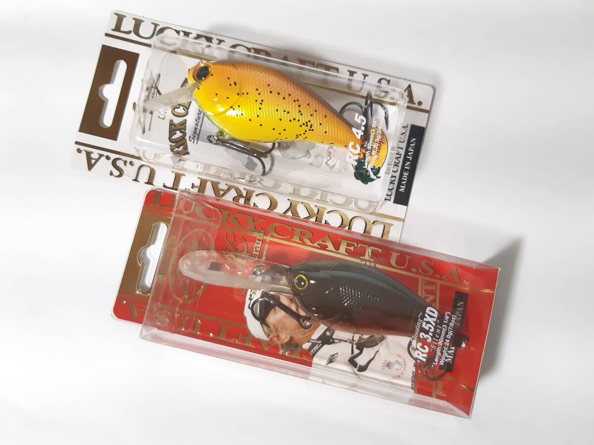 希少 新品 ラッキークラフト RC 3.5XD ・ RC 4.5 ◆2個セット◆ BP PH BROWN CRAW・BULL BREAM リッククラン拍卖