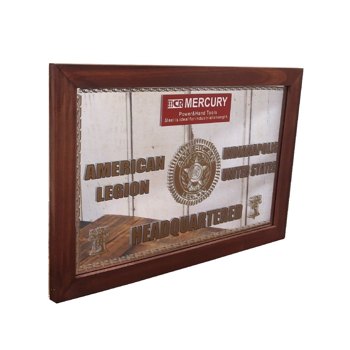 【MERCURY・マーキュリー】※《パブミラー 横型/AMERICAN LEGION》 アメリカン雑貨 ヴィンテージ拍卖
