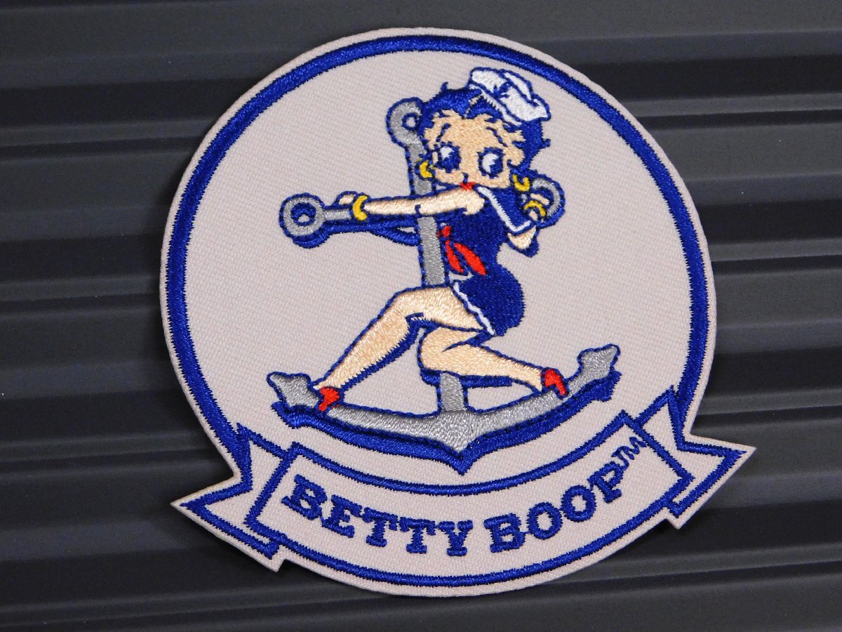 ◆送料\110◆【Betty Boop・ベティちゃん⑨】※《アイロン刺繍ワッペン》 アメリカン雑貨 刺繍ワッペン アイロンワッペン拍卖