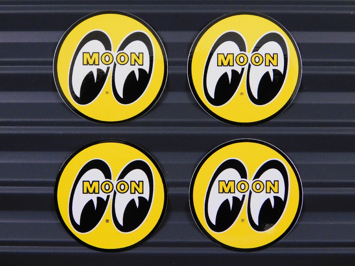 ◆送料\110◆【MOONEYES・ムーンアイズ】※《アイボールステッカー・直径40mm / 4枚セット》 DM055拍卖