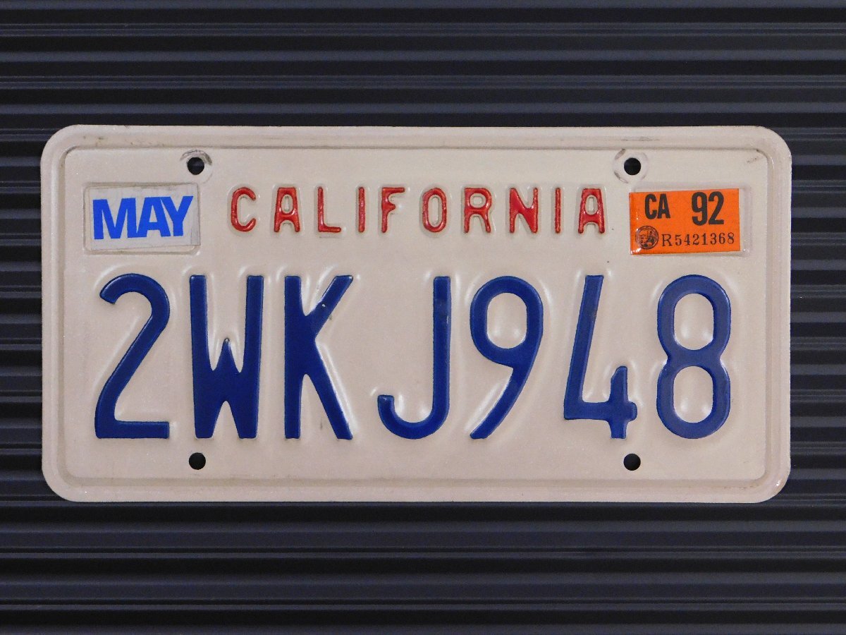 ナンバープレート【カリフォルニア州】アメリカ ヴィンテージ ガレージ 陸運局払い下げ C-51拍卖