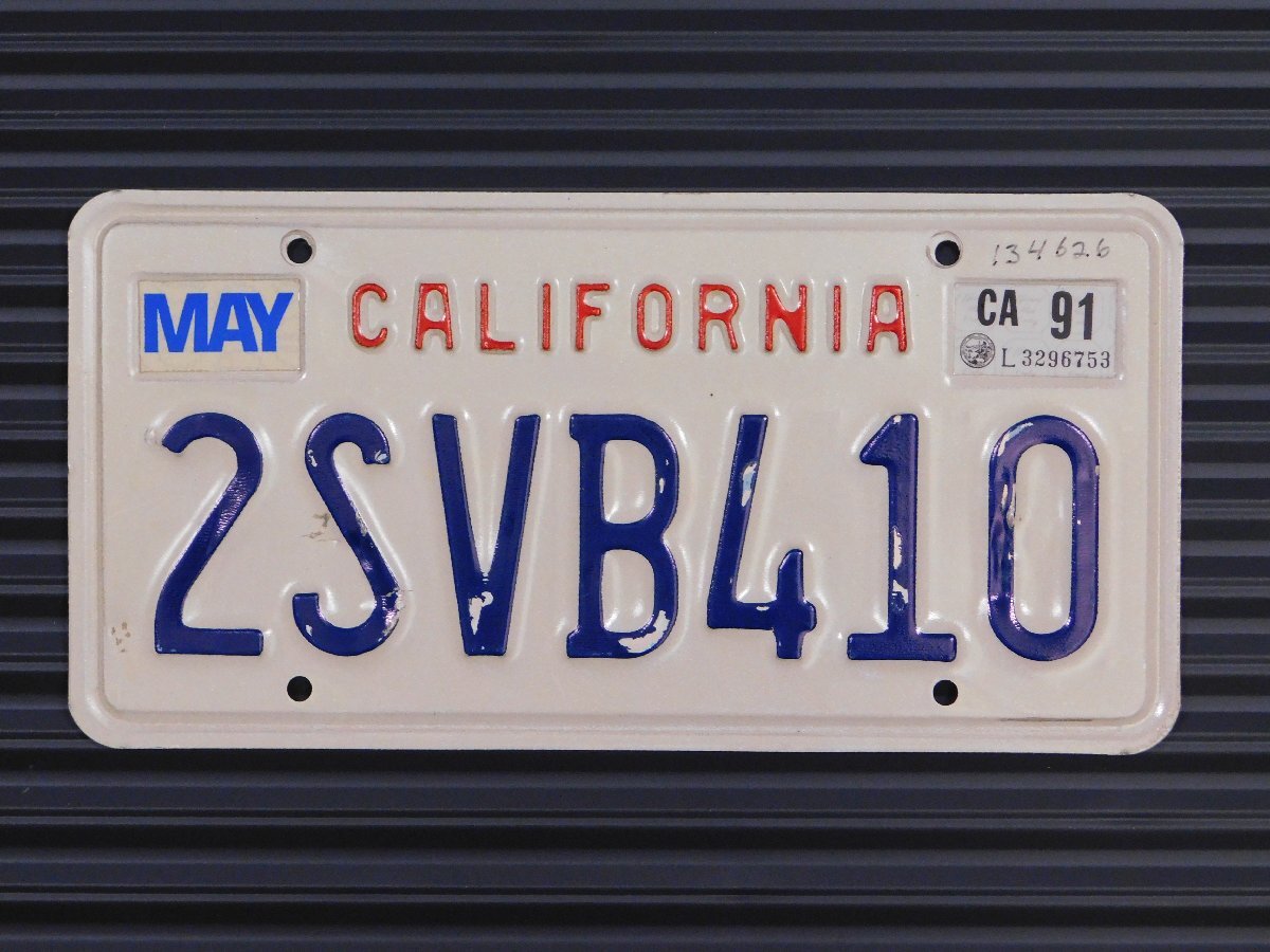 ナンバープレート【カリフォルニア州】アメリカ ヴィンテージ ガレージ 陸運局払い下げ C-61拍卖