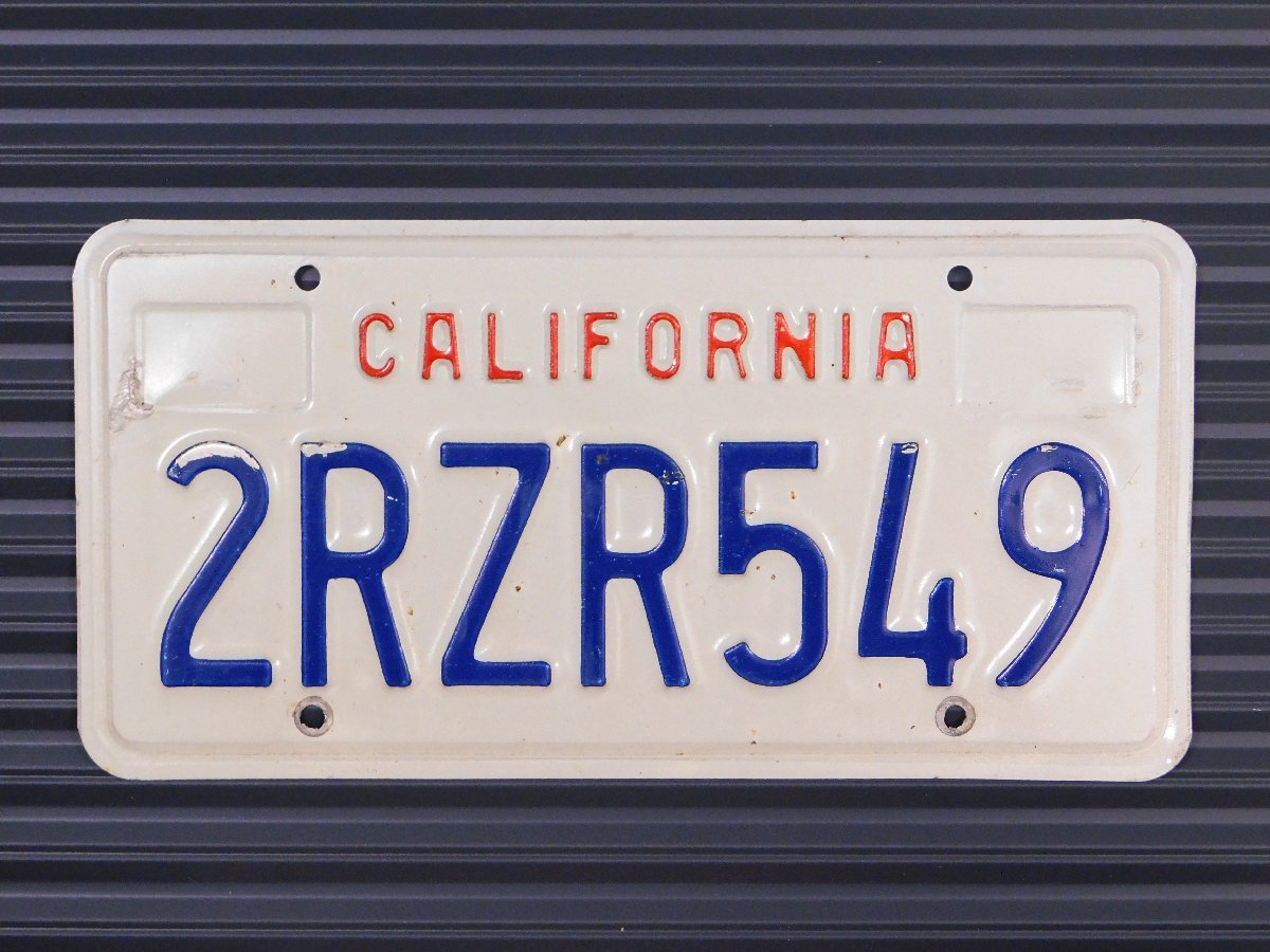 ナンバープレート【カリフォルニア州】アメリカ ヴィンテージ ガレージ 陸運局払い下げ D-65拍卖