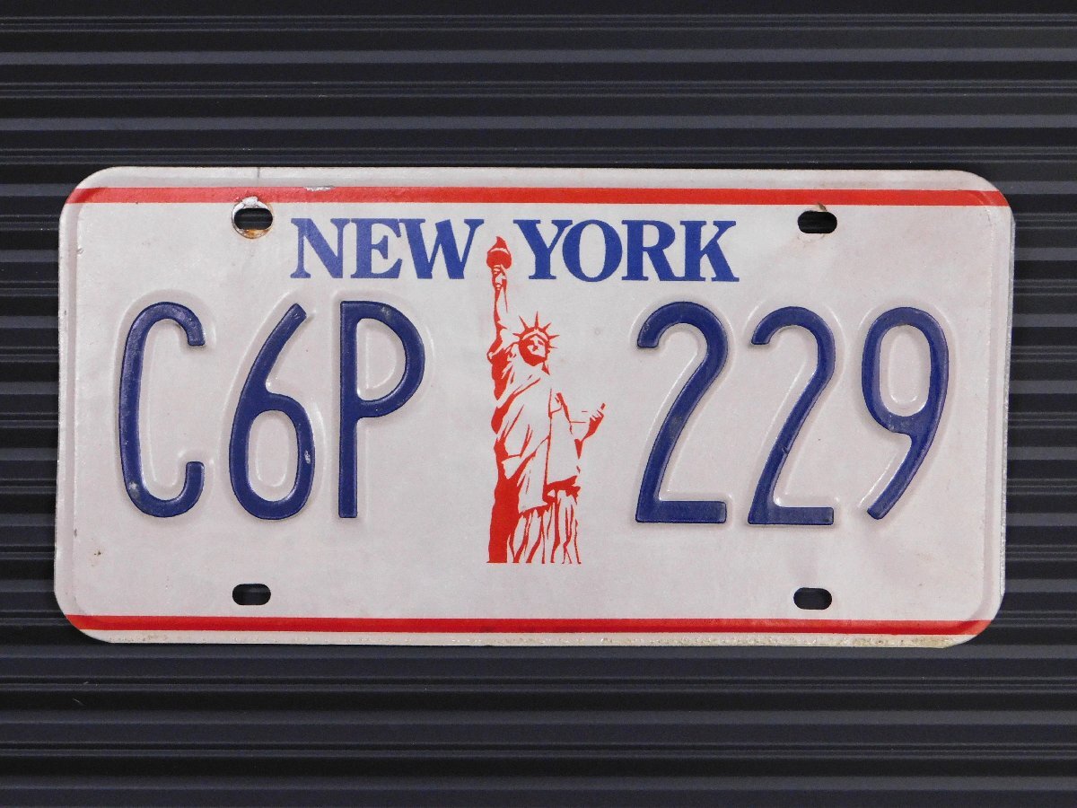 ナンバープレート【ニューヨーク州】アメリカ ヴィンテージ ガレージ 陸運局払い下げ F-20拍卖