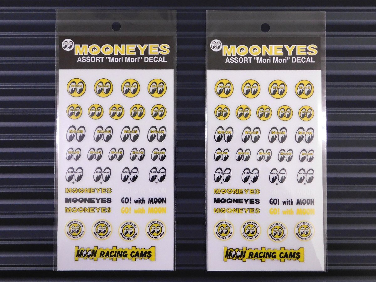 ◆送料\110◆【MOONEYES・ムーンアイズ】※《MOONアソート転写シールセット / 2枚セット》 DM067 転写式 ステッカー拍卖
