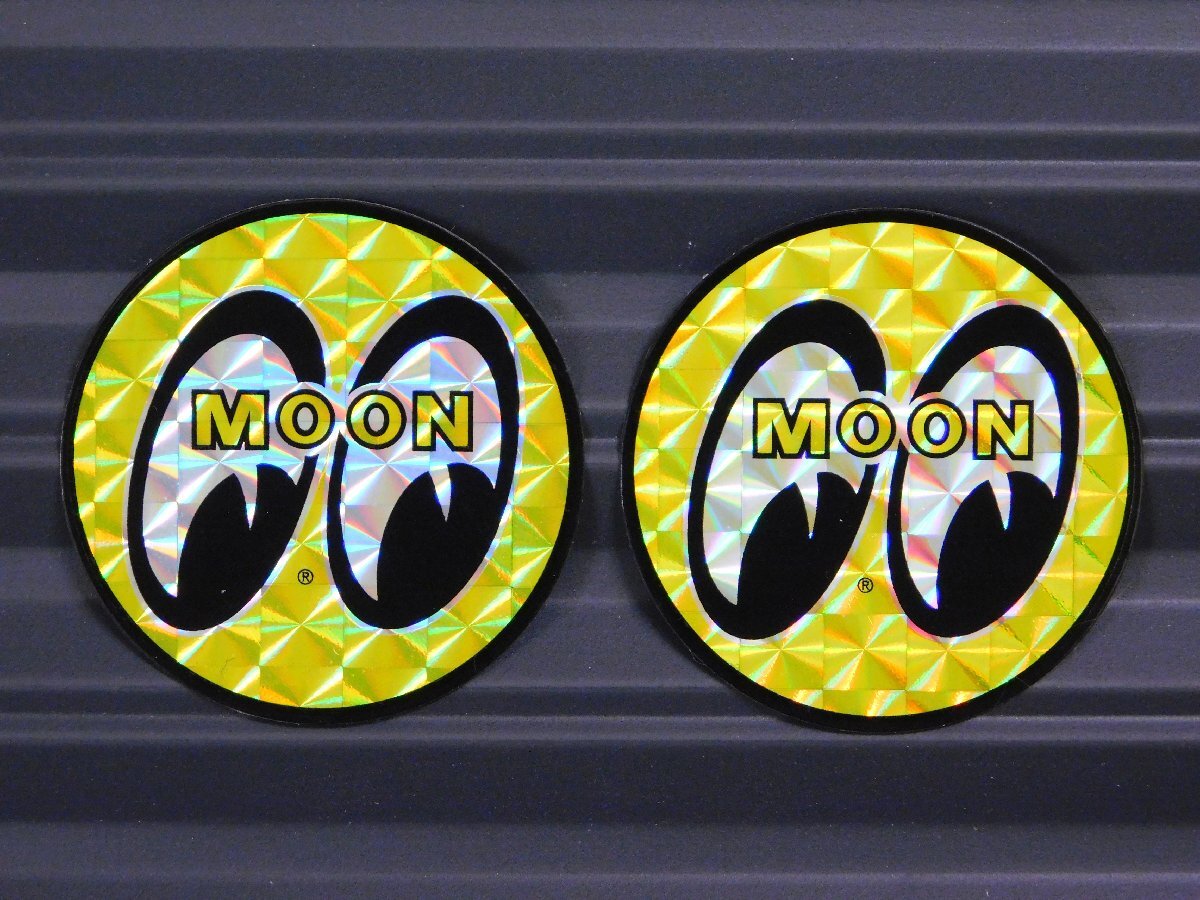 ◆送料\110◆【MOONEYES・ムーンアイズ】※《アイボール プリズムステッカー・直径40mm / 2枚セット》 DM058拍卖