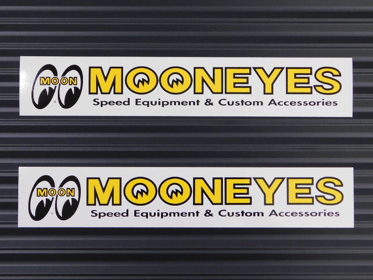 ◆送料\140◆【MOONEYES・ムーンアイズ】《バンパーステッカー / 2枚セット》 DM070 サイズ50×280mm拍卖
