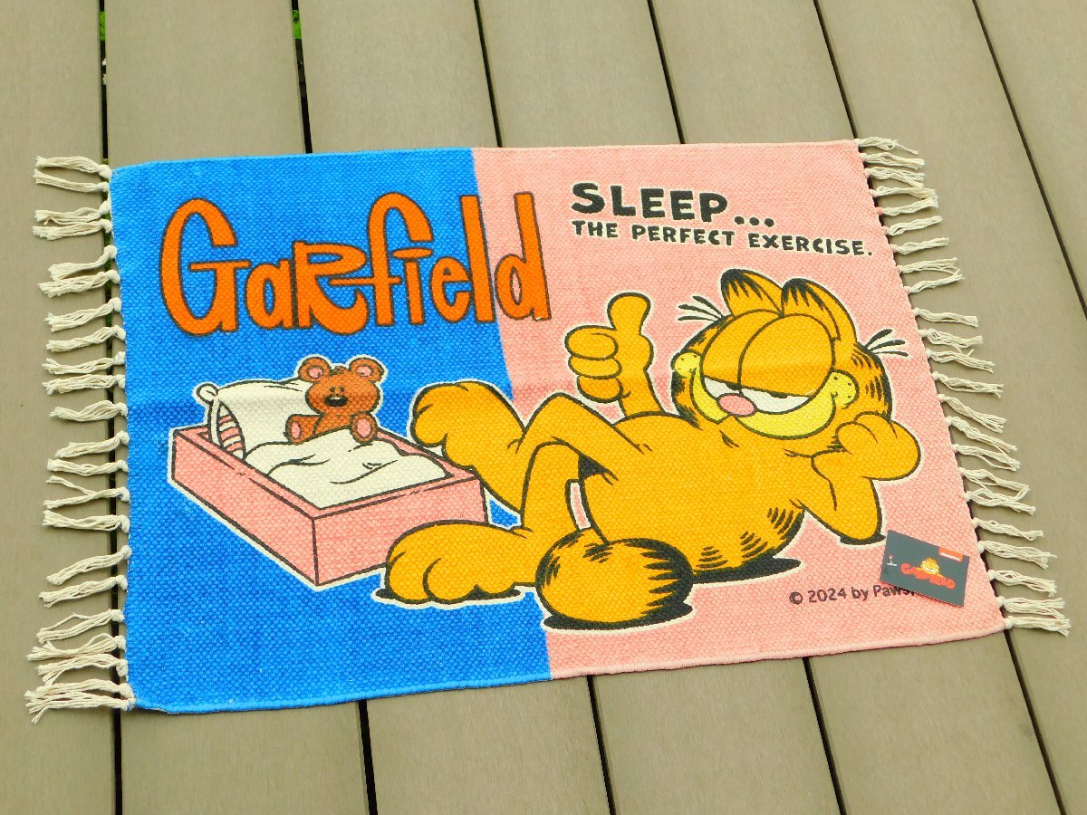 ◆送料無料◆【GARFIELD・ガーフィールド】※《コットンマット・500×700mm / GF-00063-2》 アメリカン雑貨 優しい肌触り拍卖