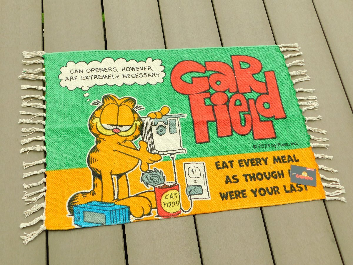 ◆送料無料◆【GARFIELD・ガーフィールド】※《コットンマット・500×700mm / GF-00063-1》 アメリカン雑貨 優しい肌触り拍卖