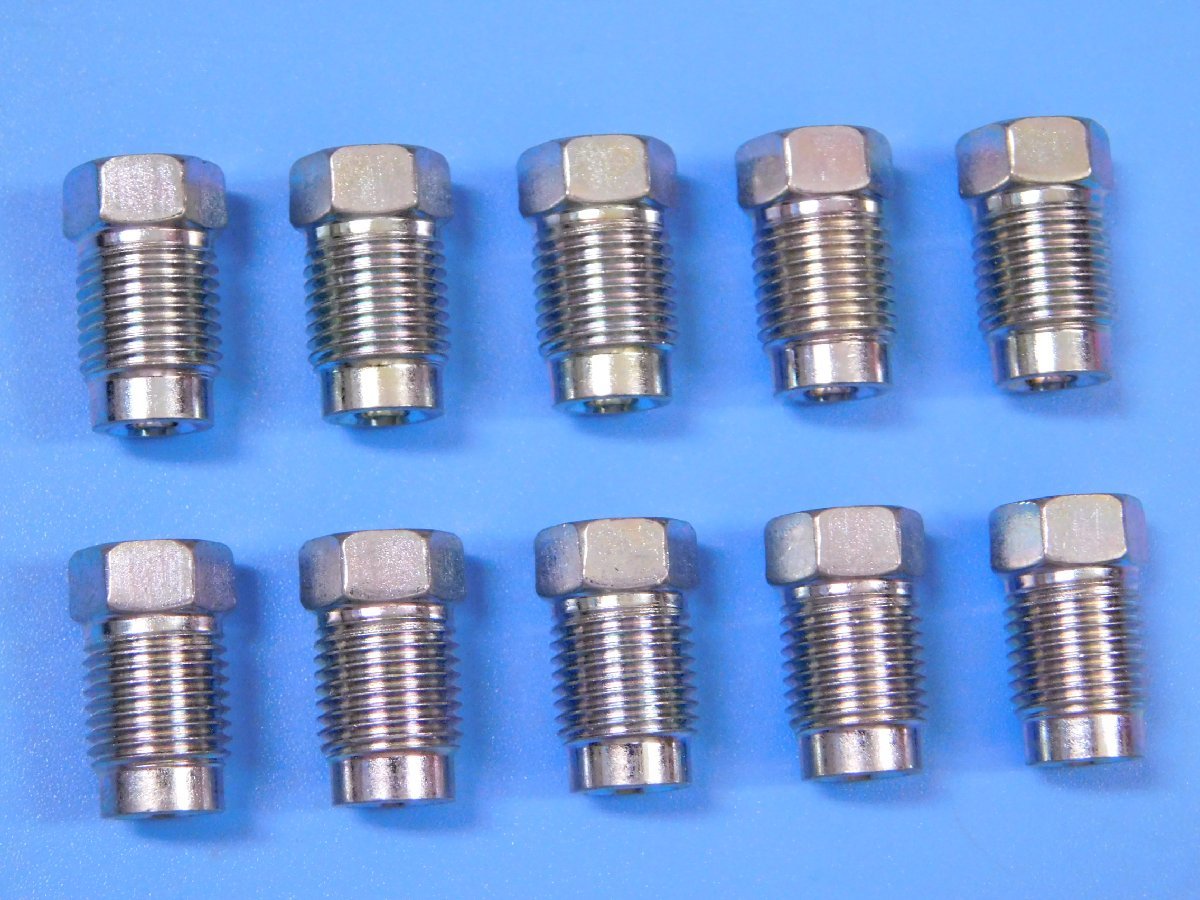 【トヨタ車用/フレアナット10個・M10×1.0】※ ブレーキパイプ制作に!拍卖