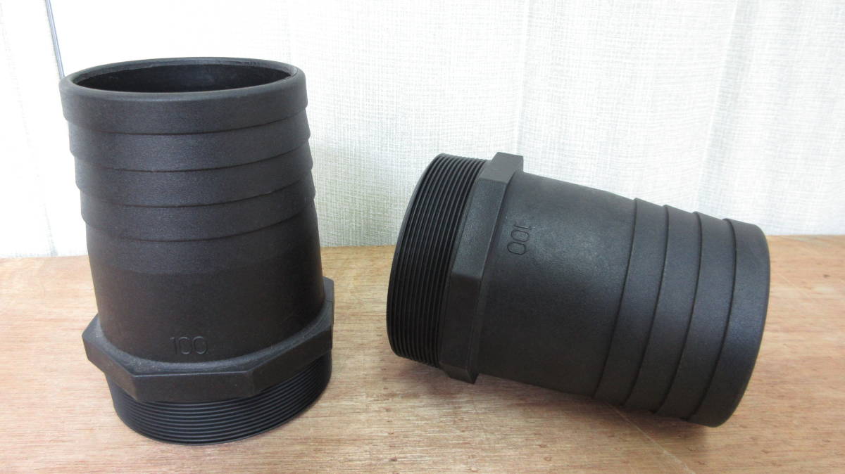 長期在庫処分未使用品 サニーカップ100A(4”) 2個組 樹脂ホースタケノコ プラスチックタケノコ拍卖