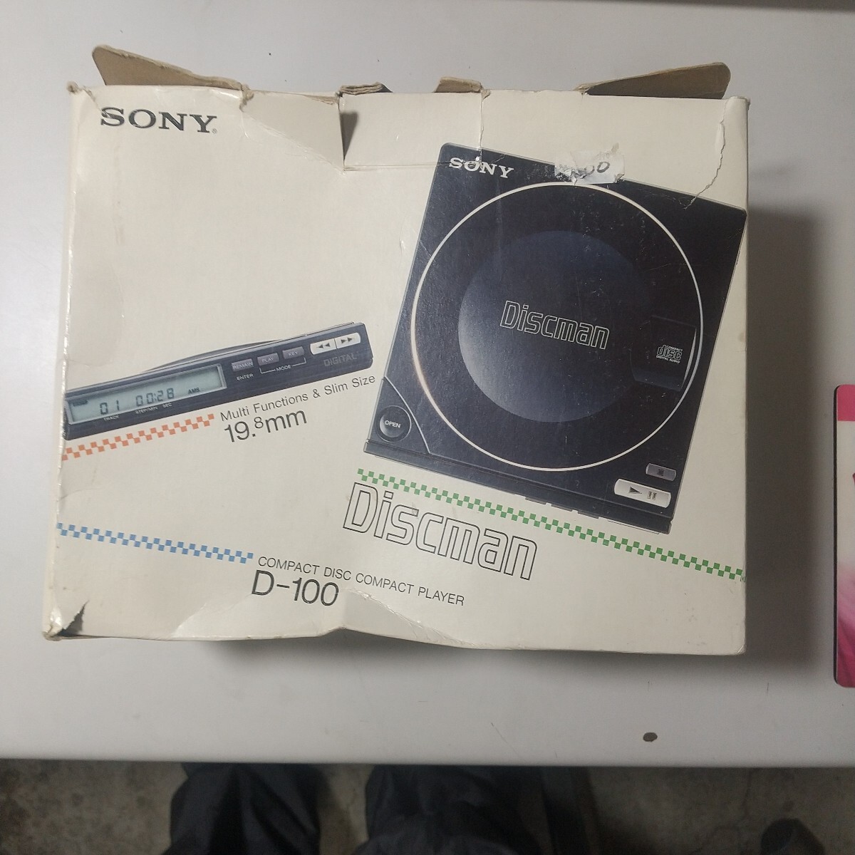 【SONY ソニー】 Discman D-100 コンパクトディスク コンパクトプレーヤー COMPACT DISC COMPACT PLAYER拍卖