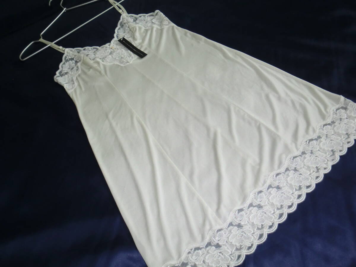 ♪ワコール系 SBROSA レトロ 豪華立体刺しゅう 光沢 艶 つるつる しっとり生地 セクシー マダム スリップ♪拍卖