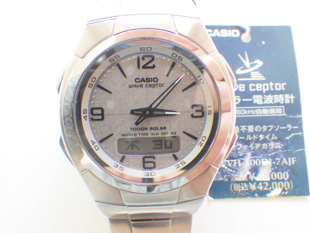CASIO カシオ ウェブセプター ソーラー デジアナ 腕時計 WVH-100J #1221拍卖