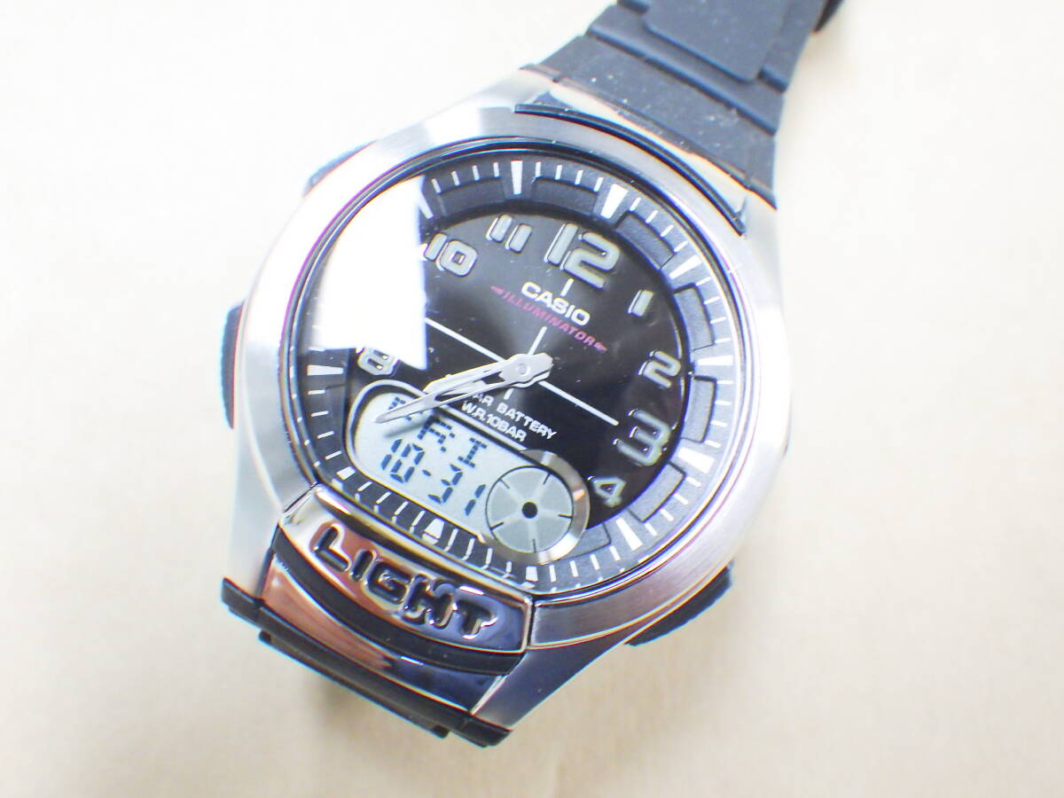 CASIO カシオ コレクション デジアナウォッチ AQ-180W-1BJH №2568拍卖