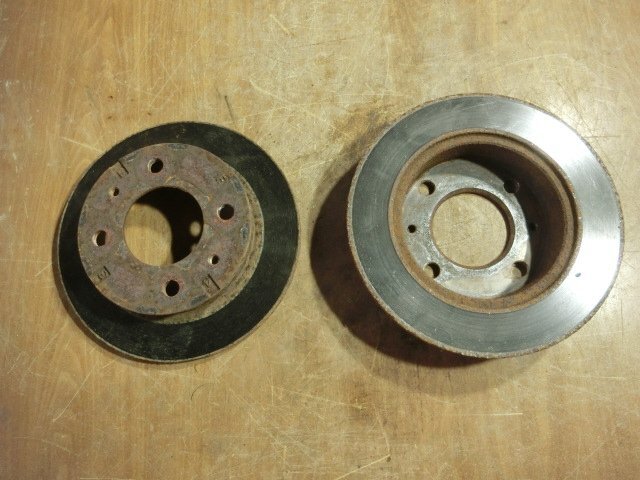 ※クリッパーバン ローター 左右 平成16年 LE-U72V フロント ブレーキ ディスク 4WD DX 8.6万km 即決ありミニキャブ U62V ii拍卖