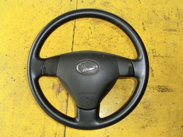 ※★タント エグゼ ハンドル 平成22年 DBA-L455S ホーンパッド ステアリングホイール X 20.9万km 即決あり拍卖