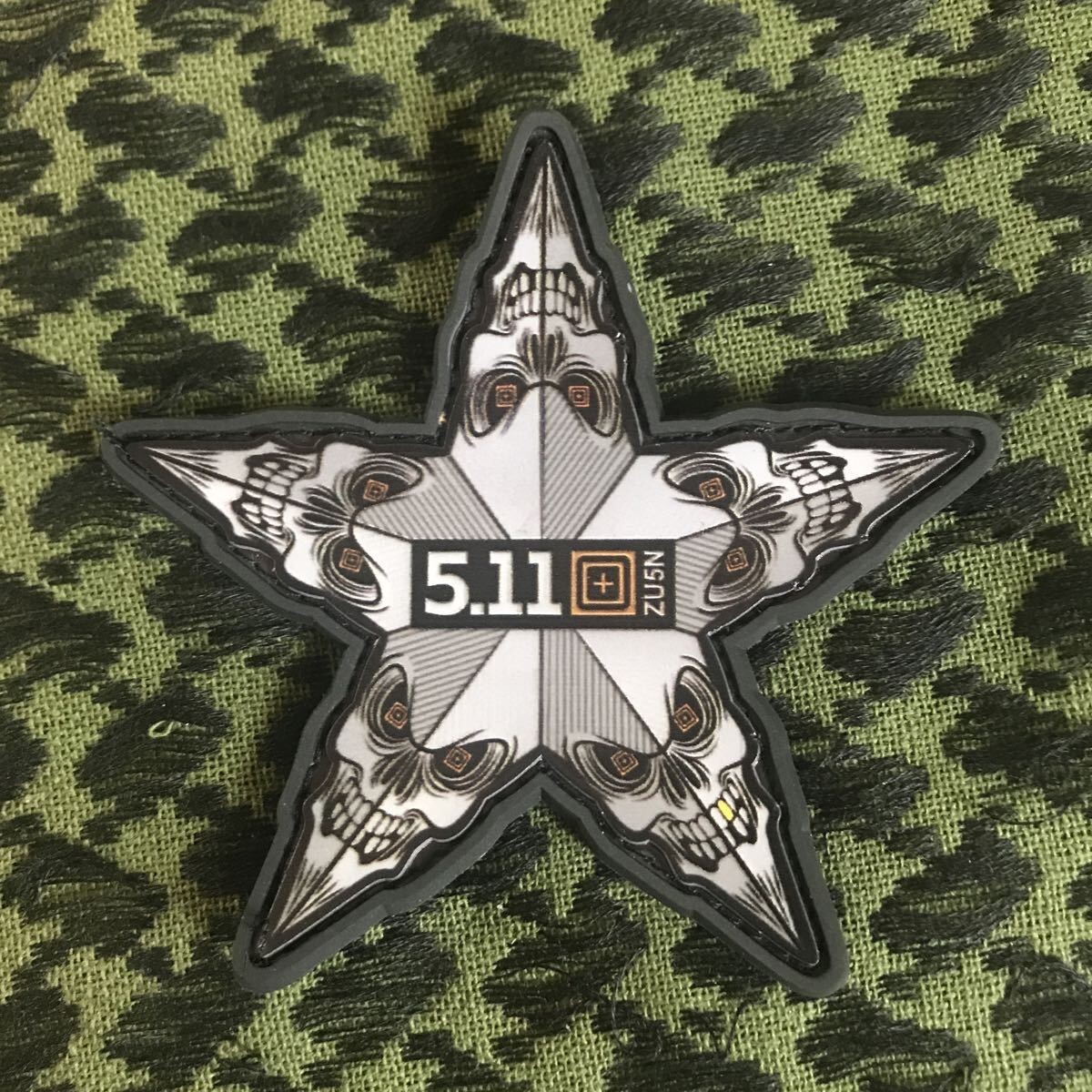 5.11 タクティカル ヒトデ ワッペン ベルクロ サバゲー  パッチ拍卖
