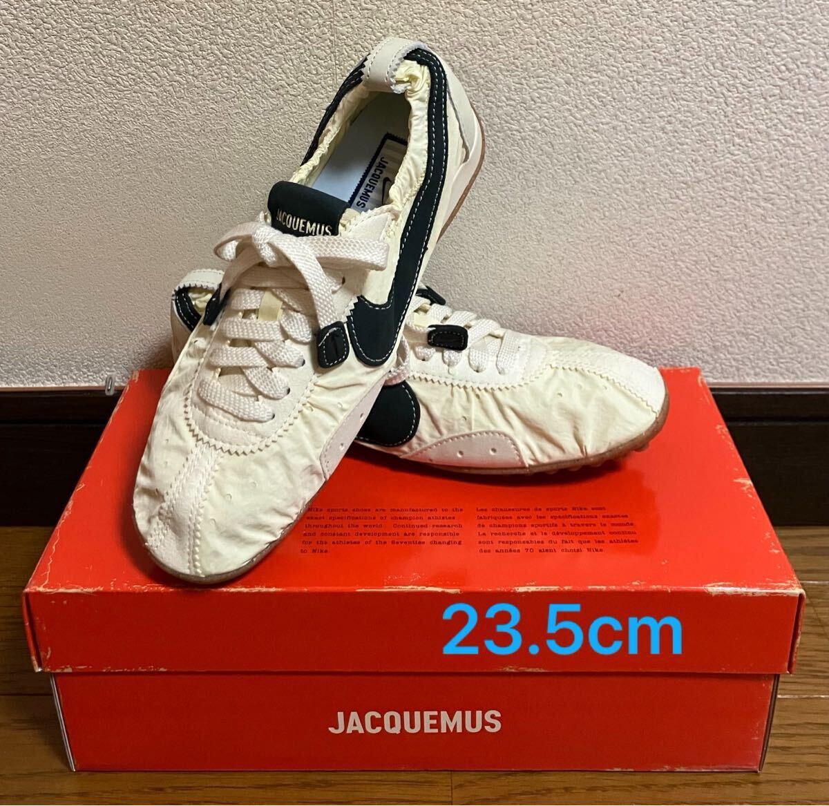 即発送【新品未使用】Jacquemus × Nike Women's Moon Shoe SP Pale Yellow 23.5cm ジャックムス BLACK PINK LISA 着用拍卖