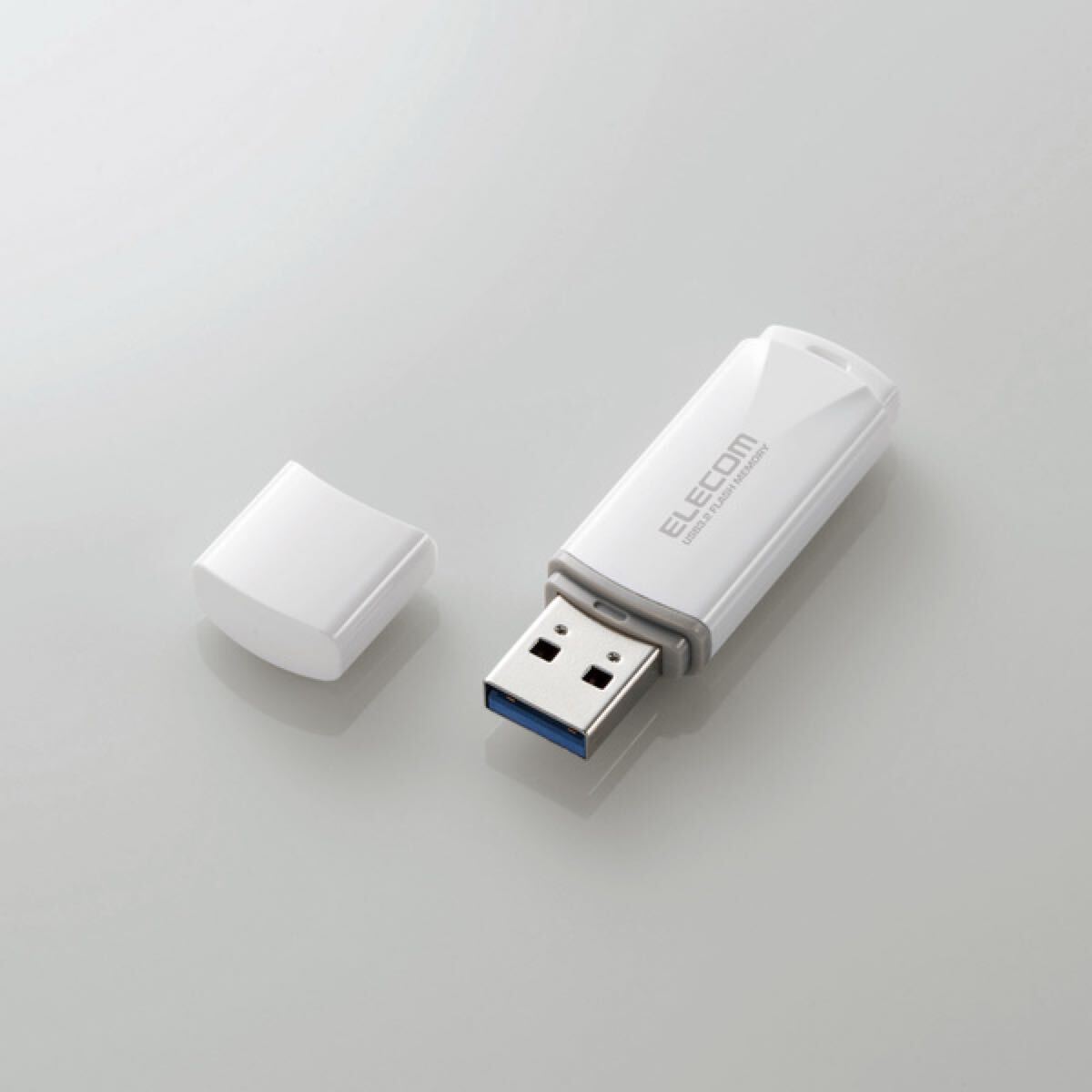 エレコム MF-HTU3B064GWH キャップ式USB3.2 Gen1メモリ ホワイト 64GB 未使用品拍卖