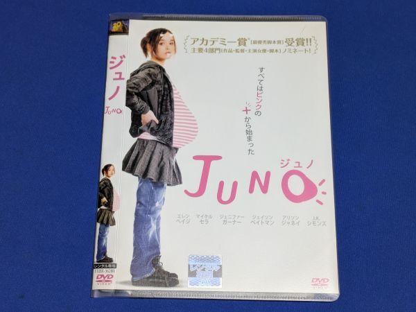 1004-08【レンタル落ちDVD】JUNO ジュノ/エレン・ペイジ マイケル・セラ/ケース交換済み/送料:クリックポスト 185円拍卖
