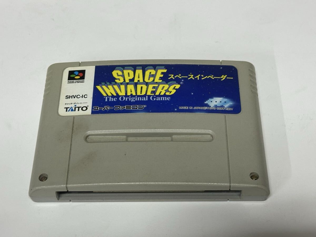 スペースインベーダー スーパーファミコン ゲームソフト 中古 クリック 送料無料拍卖