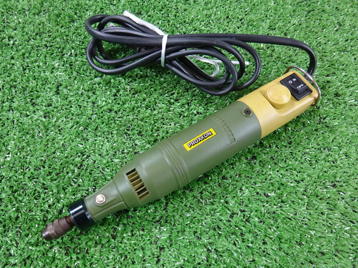 O【PROXXON】工具 プロクソン ミニルーター No.28511 100V 研磨 電気グラインダ 中古品拍卖