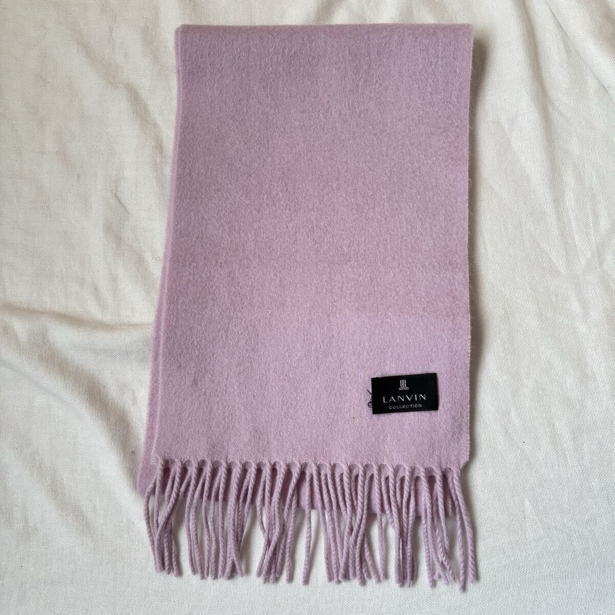 ランバンコレクション マフラー ピンクパープル 服飾小物拍卖