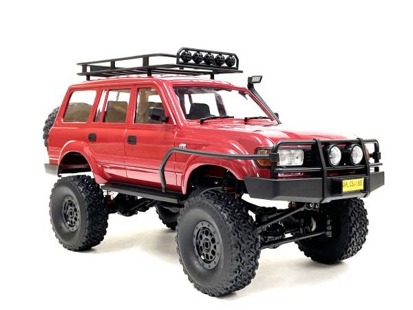 【完成品・RTR】WPL C54-1 2.4GHz 1/16 ランドクルーザ LC80 タイプラジコン 赤 ●技適取得済 ☆ランクルラジコン ☆クローラーラジコン拍卖