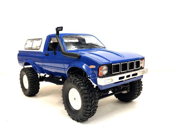 【完成品・RTR】WPL C-24 2.4GHz 1/16 ハイラックス 22R タイプラジコン 青 ☆ピックアップトラック☆クローラーラジコン拍卖