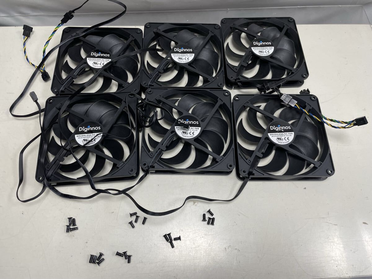 DP-51031W3 Diginnos 14cm 140mm ケースファン 止めねじ付き ネジ一本欠品 DF1402512SEDN PCケースファン拍卖