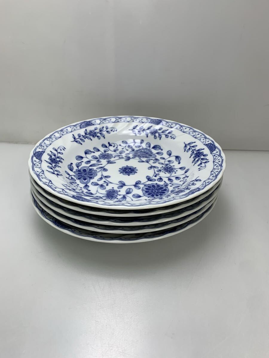 H7-1-51029D 洋食器 BLUEROMAN パスタ皿(5枚組) 直径約21cm 高約4cm 拍卖